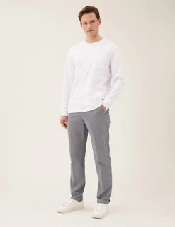 M&S Collection Men's Trousers Regular Fit Super Lightweight Chinos -New In Mens Store SD 03 T17 6179M AS X EC 0