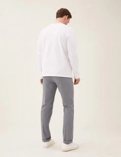 M&S Collection Men's Trousers Regular Fit Super Lightweight Chinos -New In Mens Store SD 03 T17 6179M AS X EC 2