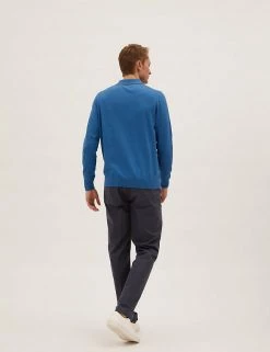 M&S Collection Men's Trousers Regular Fit Super Lightweight Chinos -New In Mens Store SD 03 T17 6179M F0 X EC 1