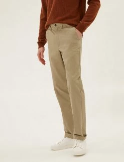 M&S Collection Men's Trousers Regular Fit Super Lightweight Chinos -New In Mens Store SD 03 T17 6179M SS X EC 1