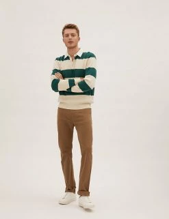 M&S Collection Men's Trousers Straight Fit Italian 5 Pocket Trousers -New In Mens Store SD 03 T17 6395M JF X EC 0