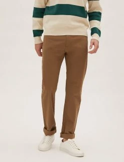 M&S Collection Men's Trousers Straight Fit Italian 5 Pocket Trousers -New In Mens Store SD 03 T17 6395M JF X EC 3