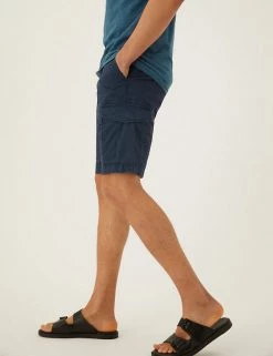 M&S Collection Men's Shorts Pure Cotton Cargo Shorts 18 M&S Collection Men's Shorts Pure Cotton Cargo Shorts -New In Mens Store SD 03 T17 6413M F0 X EC 1