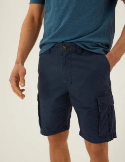 M&S Collection Men's Shorts Pure Cotton Cargo Shorts 20 M&S Collection Men's Shorts Pure Cotton Cargo Shorts -New In Mens Store SD 03 T17 6413M F0 X EC 3