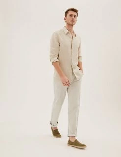 M&S Collection Men's Trousers Loose Fit Cotton Rich Stretch Chinos -New In Mens Store SD 03 T17 6600F EF X EC 0