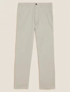 M&S Collection Men's Trousers Loose Fit Cotton Rich Stretch Chinos -New In Mens Store SD 03 T17 6600F EF X EC 90