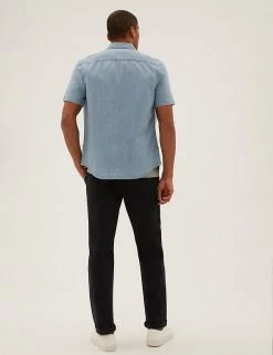 M&S Collection Men's Trousers Loose Fit Cotton Rich Stretch Chinos -New In Mens Store SD 03 T17 6600F Y0 X EC 3