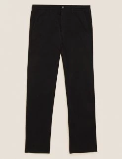 M&S Collection Men's Trousers Loose Fit Cotton Rich Stretch Chinos -New In Mens Store SD 03 T17 6600F Y0 X EC 90