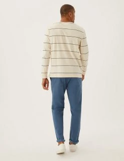 M&S Collection Men's Trousers Straight Fit Lightweight Stretch Trousers -New In Mens Store SD 03 T17 6704M BE X EC 2