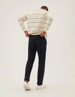 M&S Collection Men's Trousers Straight Fit Lightweight Stretch Trousers -New In Mens Store SD 03 T17 6704M F0 X EC 3