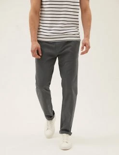 M&S Collection Men's Trousers Straight Fit Lightweight Stretch Trousers -New In Mens Store SD 03 T17 6704M T0 X EC 1