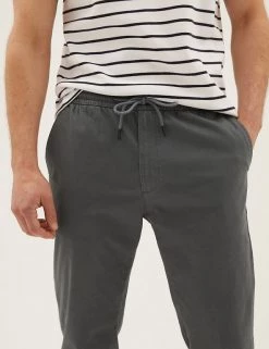 M&S Collection Men's Trousers Straight Fit Lightweight Stretch Trousers -New In Mens Store SD 03 T17 6704M T0 X EC 2