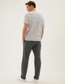 M&S Collection Men's Trousers Straight Fit Lightweight Stretch Trousers -New In Mens Store SD 03 T17 6704M T0 X EC 3