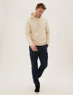 M&S Collection Men's Trousers Straight Fit Lightweight Cargo Trousers -New In Mens Store SD 03 T17 6710M F0 X EC 0