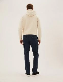 M&S Collection Men's Trousers Straight Fit Lightweight Cargo Trousers -New In Mens Store SD 03 T17 6710M F0 X EC 3