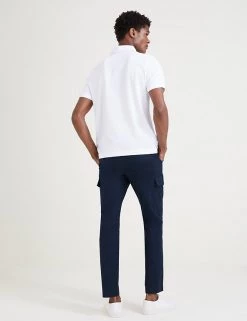 Autograph Men's Trousers Slim Fit Cotton Rich Stretch Cargo Trousers -New In Mens Store SD 03 T17 6714M F3 X EC 1