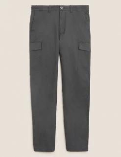Autograph Men's Trousers Slim Fit Cotton Rich Stretch Cargo Trousers -New In Mens Store SD 03 T17 6714M VP X EC 90
