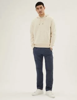 M&S Collection Men's Trousers Regular Fit Belted Trekking Trousers