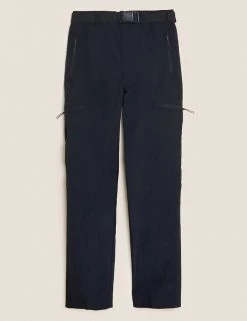M&S Collection Men's Trousers Regular Fit Belted Trekking Trousers -New In Mens Store SD 03 T17 7066M Y0 X EC 90