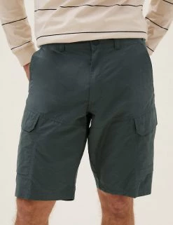 M&S Collection Men's Shorts Trek Cargo Stormwear™ Shorts -New In Mens Store SD 03 T17 7445M KH X EC 2