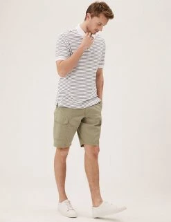 M&S Collection Men's Shorts Trek Cargo Stormwear™ Shorts -New In Mens Store SD 03 T17 7445M SS X EC 0