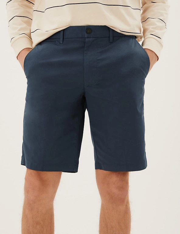 M&S Collection Men's Shorts Super Lightweight Chino Shorts 4 M&S Collection Men's Shorts Super Lightweight Chino Shorts - Image 4