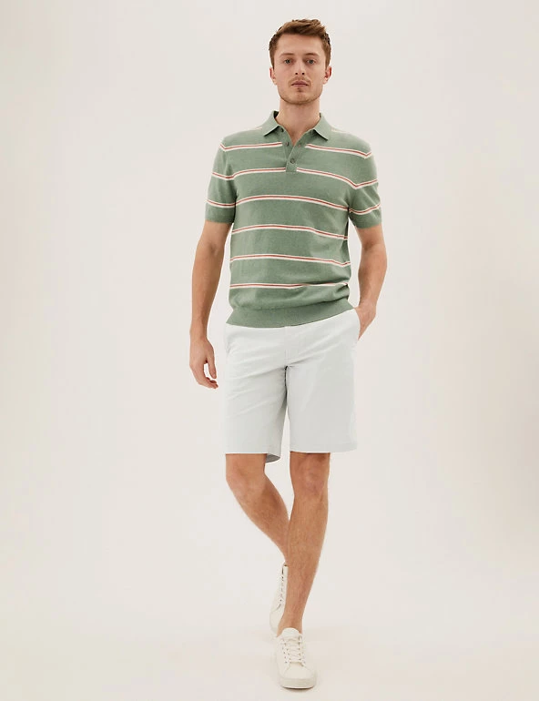 M&S Collection Men's Shorts Super Lightweight Chino Shorts 6 M&S Collection Men's Shorts Super Lightweight Chino Shorts - Image 6