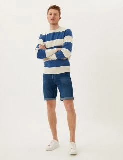 M&S Collection Men's Shorts Denim Shorts 14 M&S Collection Men's Shorts Denim Shorts -New In Mens Store SD 03 T17 7730M E2 X EC 0