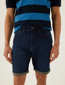 M&S Collection Men's Shorts Denim Shorts 13 M&S Collection Men's Shorts Denim Shorts -New In Mens Store SD 03 T17 7730M XB X EC 3