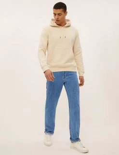 M&S Collection Men's Jeans Loose Fit Pure Cotton Jeans