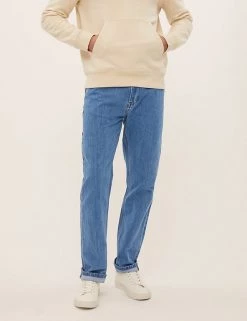 M&S Collection Men's Jeans Loose Fit Pure Cotton Jeans -New In Mens Store SD 03 T17 8547M E1 X EC 1