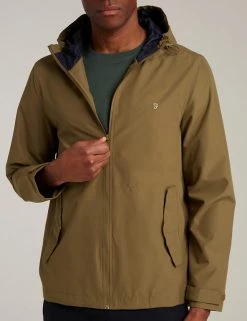 Farah Men's Coats & Jackets Waterproof Hooded Anorak -New In Mens Store SD 03 T18 2615 N0 X EC 3