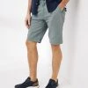 FatFace Men's Shorts Pure Cotton Flat Front Chino Shorts