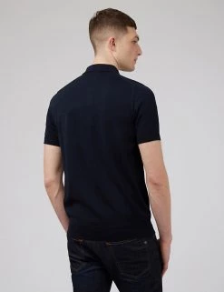 Ben Sherman Men's Polo Shirts Organic Cotton Knitted Polo Shirt -New In Mens Store SD 03 T19 1611 F0 X EC 2