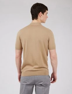 Ben Sherman Men's Polo Shirts Organic Cotton Knitted Polo Shirt -New In Mens Store SD 03 T19 1611 SU X EC 2