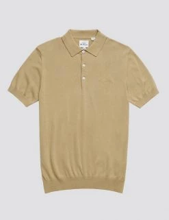 Ben Sherman Men's Polo Shirts Organic Cotton Knitted Polo Shirt -New In Mens Store SD 03 T19 1611 SU X EC 90