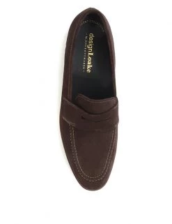 Jones X Loake Men's Smart Shoes Suede Goodyear Welted Slip-On Loafers -New In Mens Store SD 03 T19 1770 N9 X EC 1