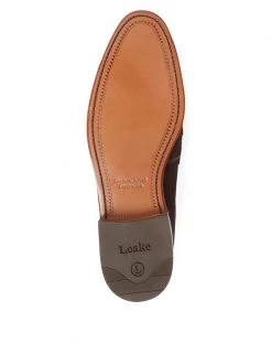 Jones X Loake Men's Smart Shoes Suede Goodyear Welted Slip-On Loafers -New In Mens Store SD 03 T19 1770 N9 X EC 3