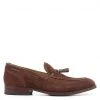 Jones Bootmaker Shoes Suede Tassel Slip-On Loafers