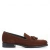 Jones X Loake Men's Summer Shoes Suede Goodyear Welted Slip-On Loafers