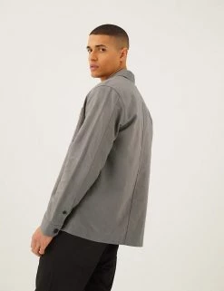 M&S Collection Casual Shirts Linen Blend Overshirt -New In Mens Store SD 03 T25 1169M N1 X EC 2