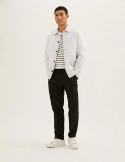 M&S Collection Casual Shirts Linen Blend Overshirt -New In Mens Store SD 03 T25 1169M XH X EC 1