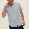 M&S Collection Casual Shirts Pure Cotton Striped Shirt