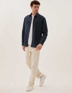 M&S Collection Casual Shirts Linen Rich Shirt