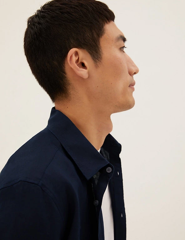M&S Collection Casual Shirts Pure Linen Shirt 39 M&S Collection Casual Shirts Pure Linen Shirt - Image 39