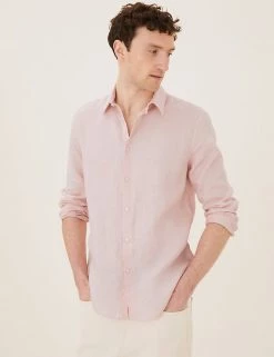 M&S Collection Casual Shirts Pure Linen Shirt