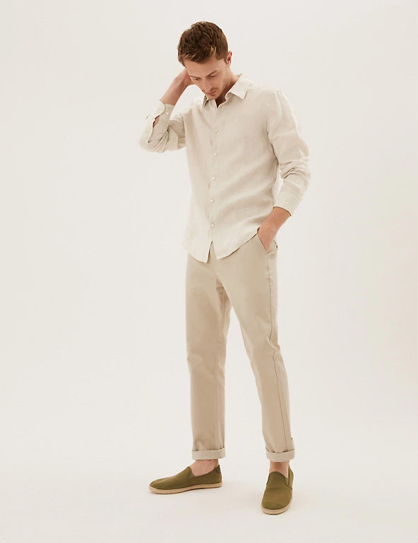 M&S Collection Casual Shirts Pure Linen Shirt 26 M&S Collection Casual Shirts Pure Linen Shirt - Image 26