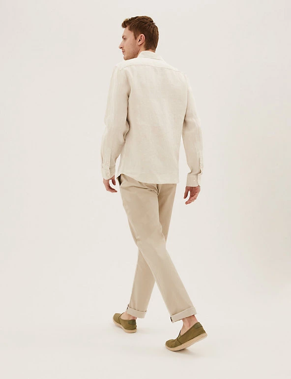M&S Collection Casual Shirts Pure Linen Shirt 27 M&S Collection Casual Shirts Pure Linen Shirt - Image 27