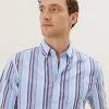 M&S Collection Casual Shirts Pure Cotton Striped Shirt