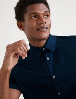 Autograph Casual Shirts Slim Fit Cotton Tencel Shirt 7 Autograph Casual Shirts Slim Fit Cotton Tencel Shirt -New In Mens Store SD 03 T25 4520M F0 X EC 1